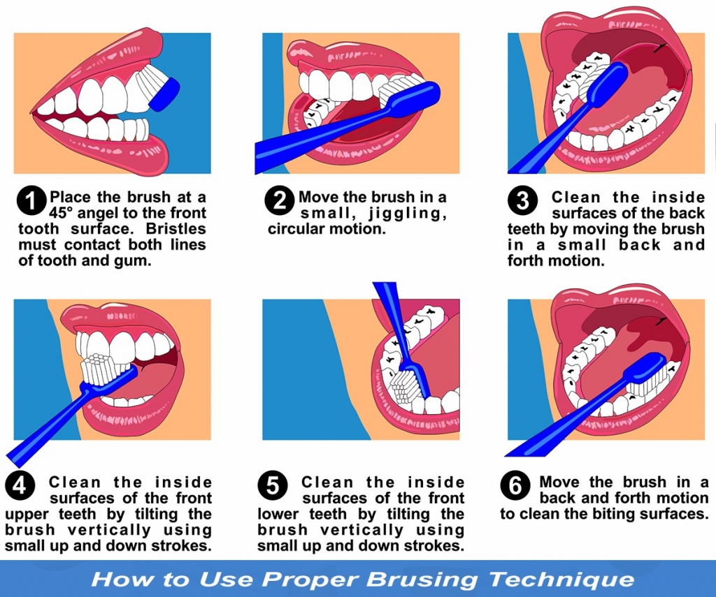 proper brushing method